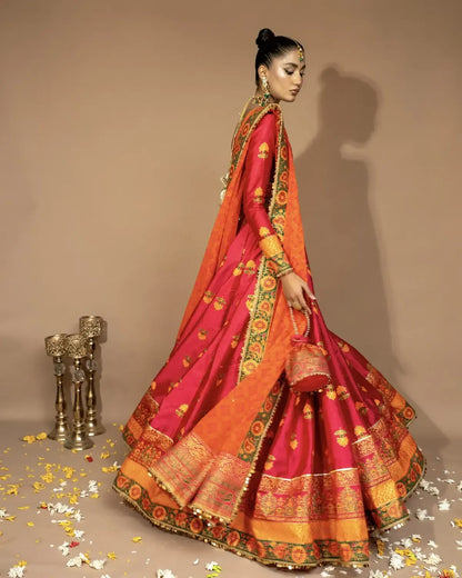 Blush Bloom - Shehminas Wardrobe in rose red – alternate view
