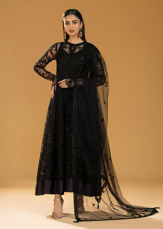 Husn-e-Shab – Amber Imran Official in black – front view