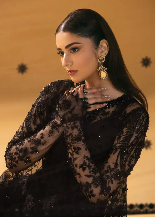 Husn-e-Shab – Amber Imran Official in black – detail view